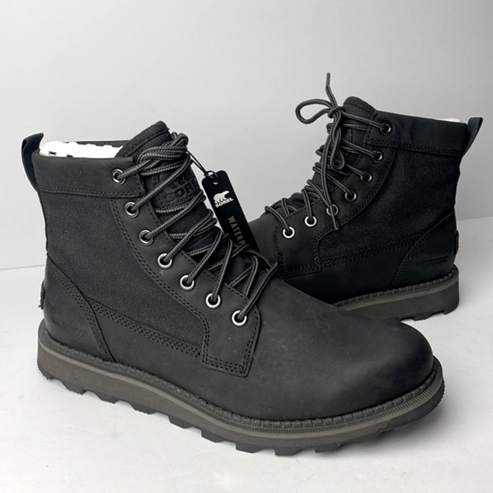 New Sorel Madson 2 Field Black Chukka Ankle Boots